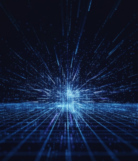 A team collaborating on data